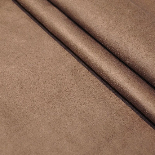 Замша на трикотаже (темный беж)