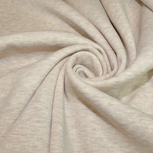 Футер 3-х нитка с начесом № 7 (бежевый меланж)