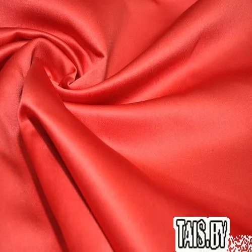 Атлас свадебный (красный)