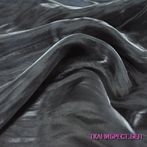 Органза (черный с синим оттенком)