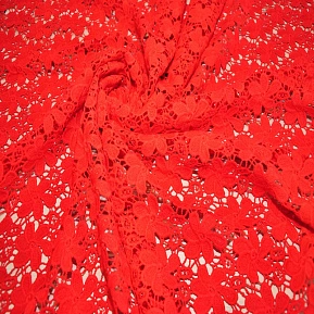 Кружево макраме (красный)