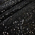 Пайетки на велюре (черный)