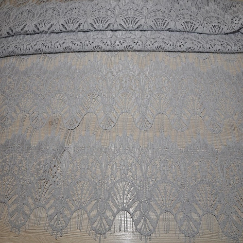 Гипюр " Реснички" 2 (серый)