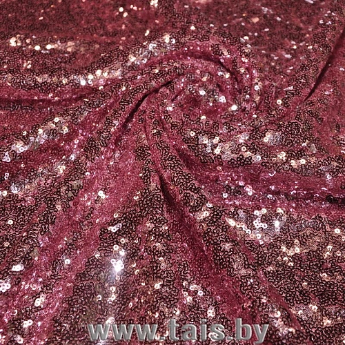 Пайетки на сетке (розовый)