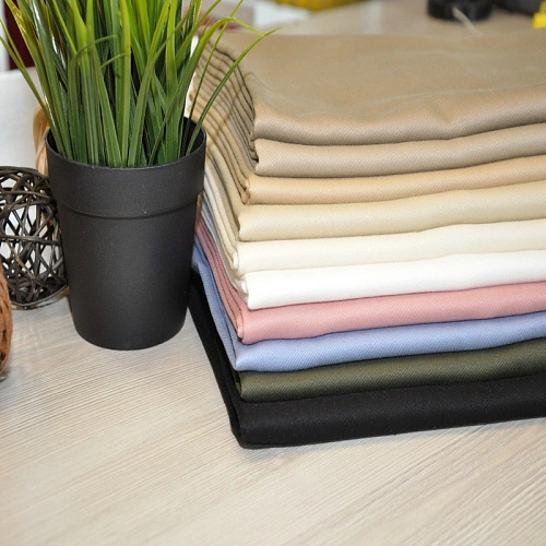 Хлопок Твил костюмный (песочный)