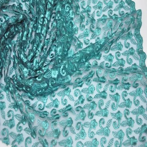 Гипюр Индонезия (бирюзовый)