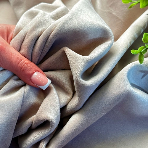 Велюр "Бамбук" (Бежевый)