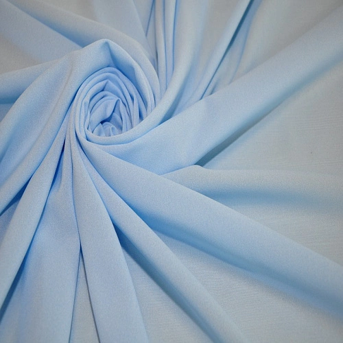 Креп-шифон (небесно-голубой)