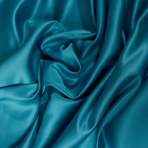 Атлас свадебный, лазурный