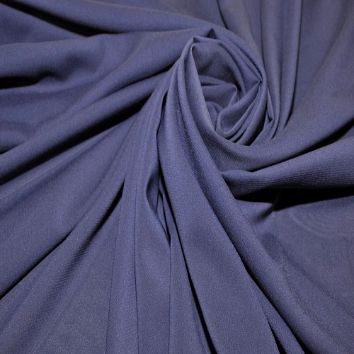 Шифон стрейчевый (синий)