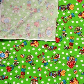 Футер 2-х нитка набивной с начесом "Пчёлки"