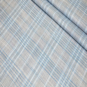 Костюмная ткань "Клетка  " (серая английская клетка)