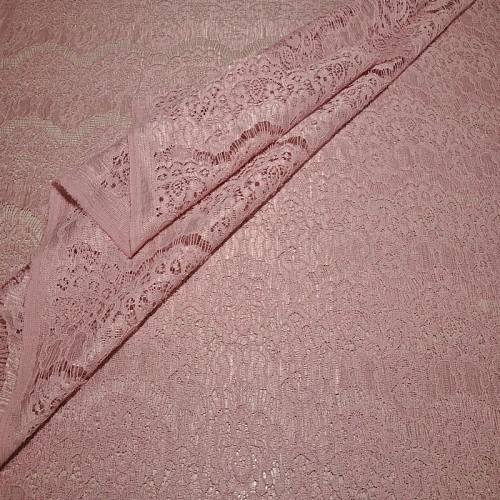 Гипюр " Реснички" 2 (пыльно-розовый)