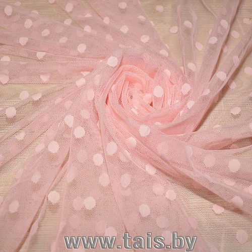 Сетка горох 1см (розовый)
