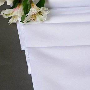 Атлас свадебный (белый)