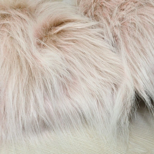 Мех длинноворсовый (пудра)