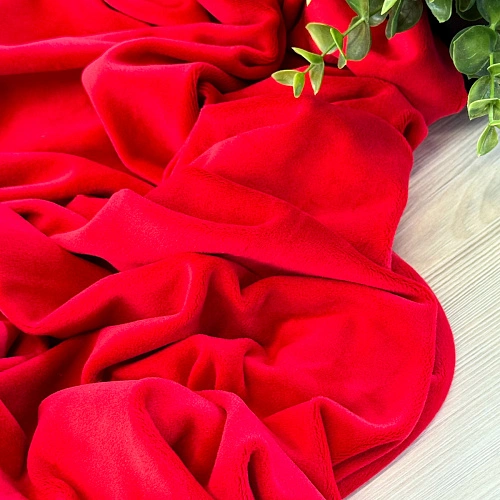 Велюр "Бамбук" (Красный)