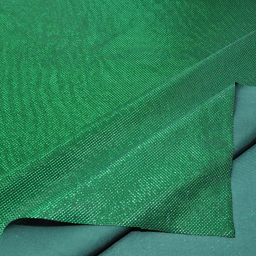 Трикотаж "Лунный свет" (изумрудный)