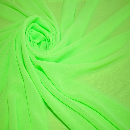 Креп-шифон (салатовый-неон)