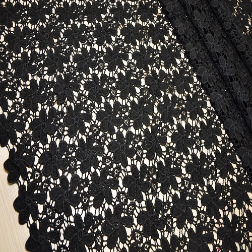 Кружево макраме (черный)