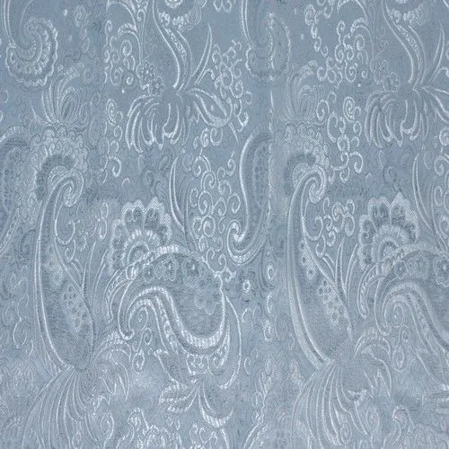 Парча жаккард (нежно голубой с серебром)