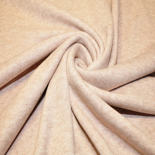 Трикотаж Ангора плотная (пудра меланж)