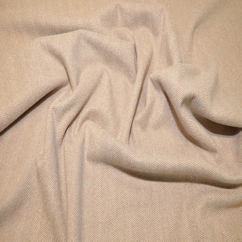 Пальтовый трикотаж Елочка  (беж)