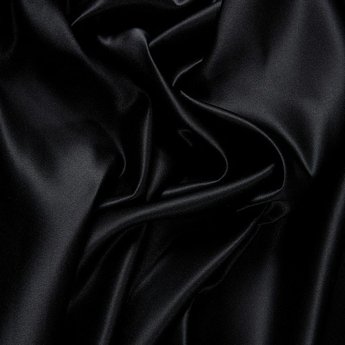 Атлас свадебный, черный