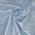 Парча жаккард (нежно голубой с серебром)