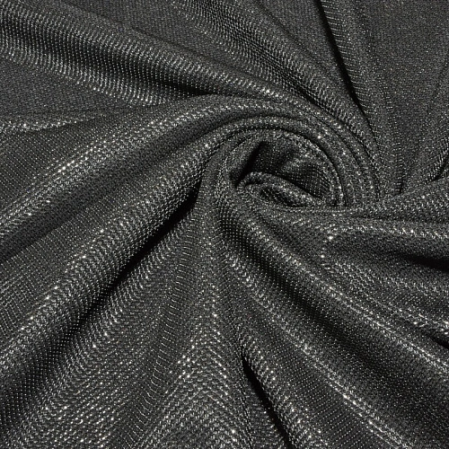 Трикотаж "Лунный свет" (черный)