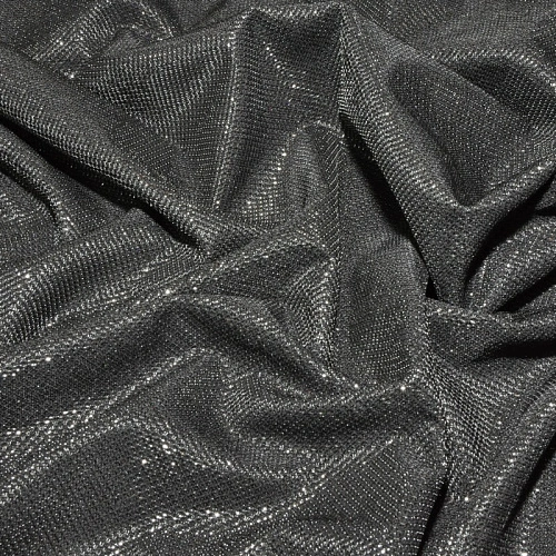 Трикотаж "Лунный свет" (черный)