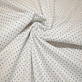 Поплин горох (белый)
