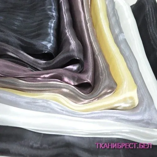 Органза (черный с синим оттенком)