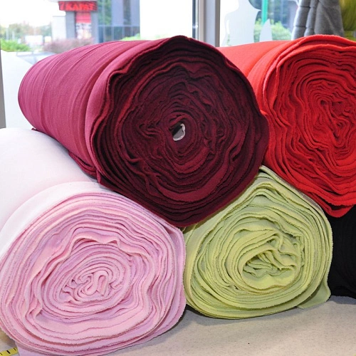 Футер 3-х нитка с начесом (розовый)