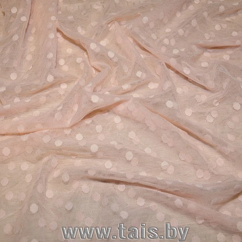 Сетка горох 1см (пудра)