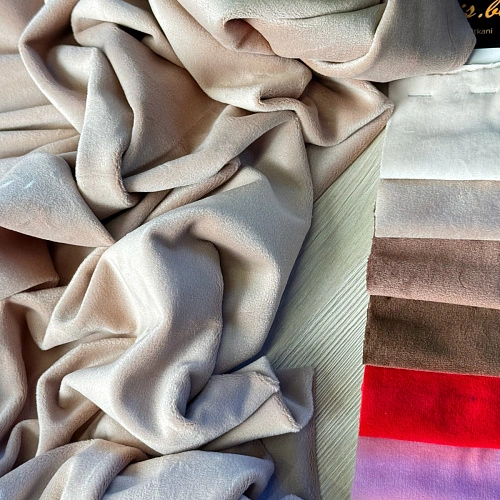 Велюр "Бамбук" (Бежевый)