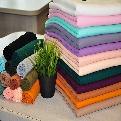 Футер 3-х нитка с начесом (персик)