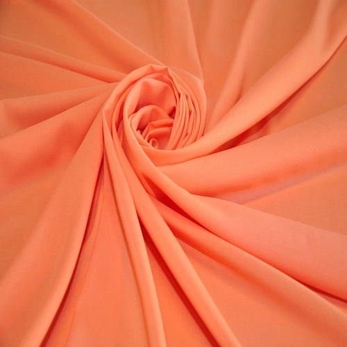 Шифон стрейчевый (персиковый)