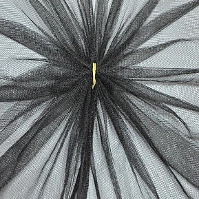 Фатин жесткий (черный)