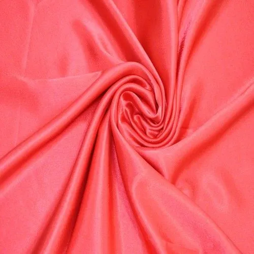 Креп-сатин (насыщенно-коралловый)