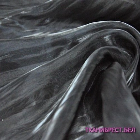 Органза (черный с синим оттенком)