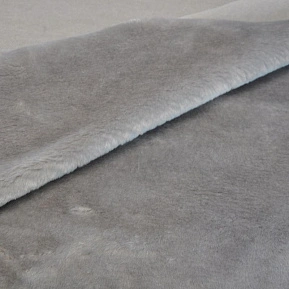 Гладкокрашенный " под мутон"(серый)
