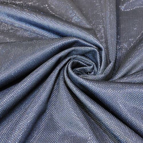 Трикотаж "Лунный свет" (темно-синий)