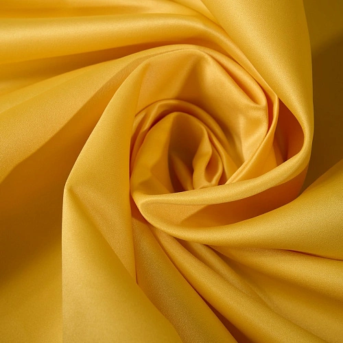 Атлас свадебный, желтый