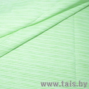 Ткань х/б плательная (салатовая полоска)