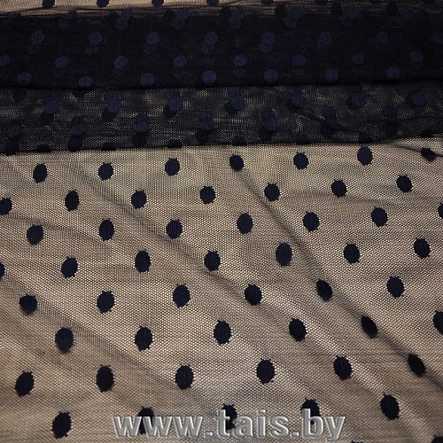 Сетка горох 1см (синий)