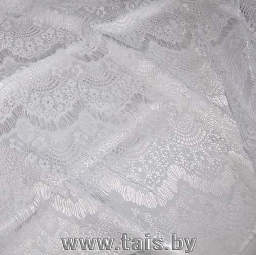 Гипюр " Реснички" (белый)