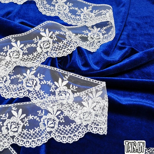 Кружево ленточное (белоснежный)