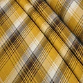 Ткань рубашечная фланель в клетку (горчица)