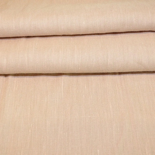 Лен умягченный  (бежевая пудра)